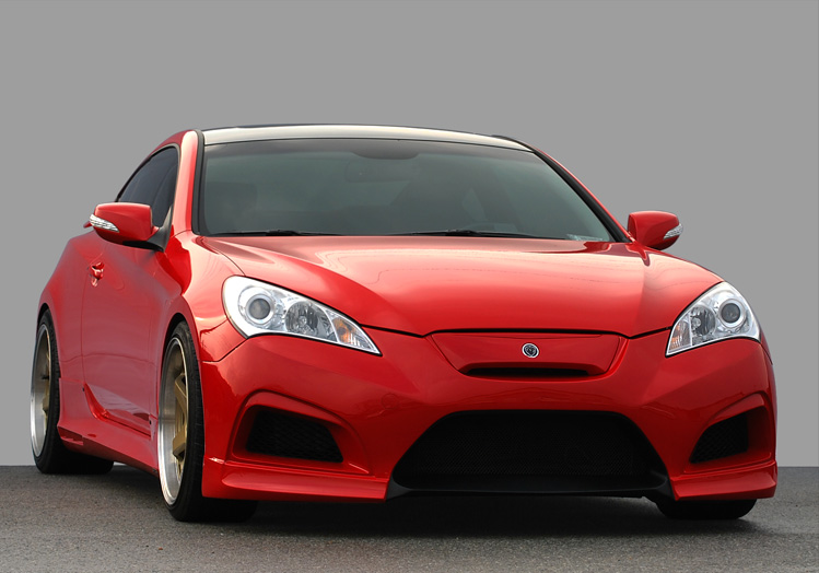 BODY KIT ĐẦU XE MẪU M&S GENESIS COUPE 